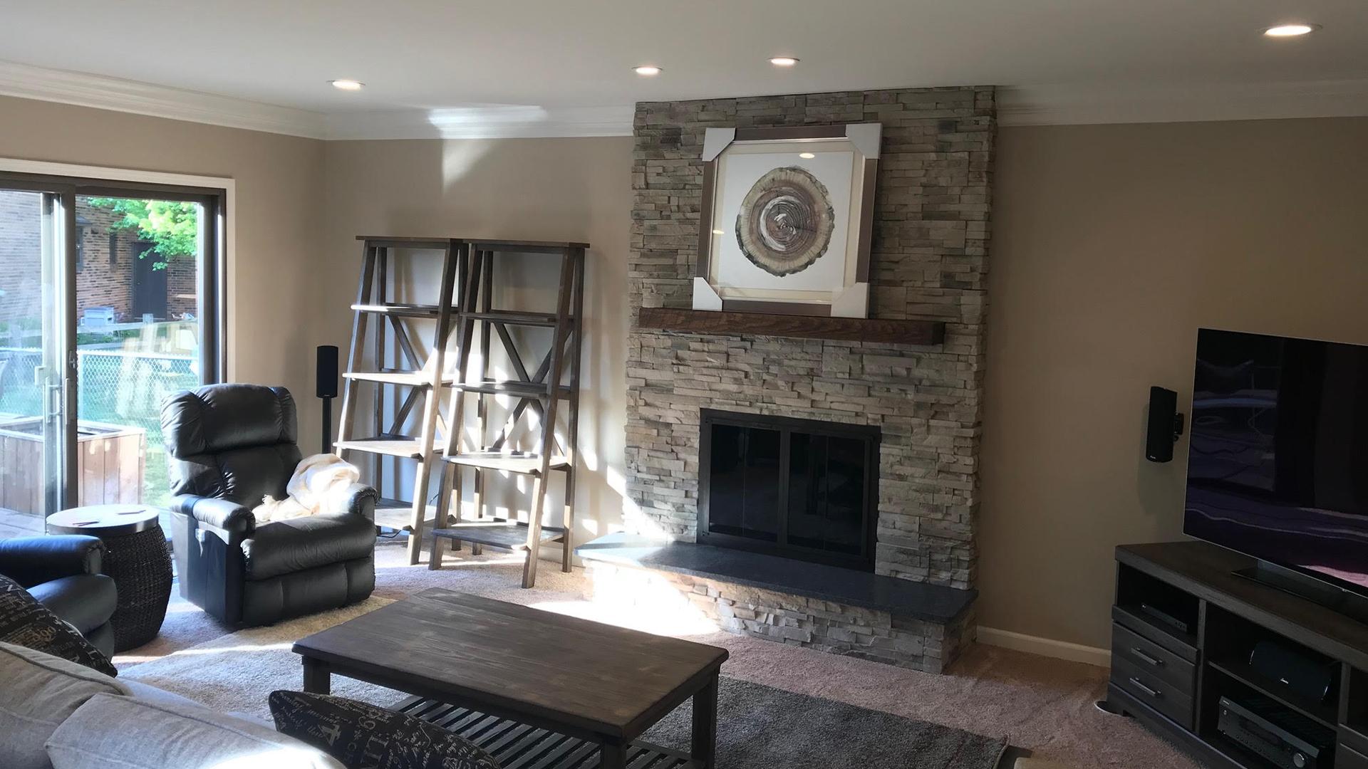 Heat and Sweep Canton Modern Fireplace Renovation Michigan's complete fireplace and barbecue destination